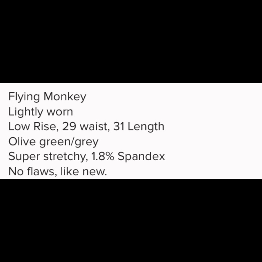 FLYING MONKEY LOW/REGULAR RISE JEANS - Picture 4 of 4